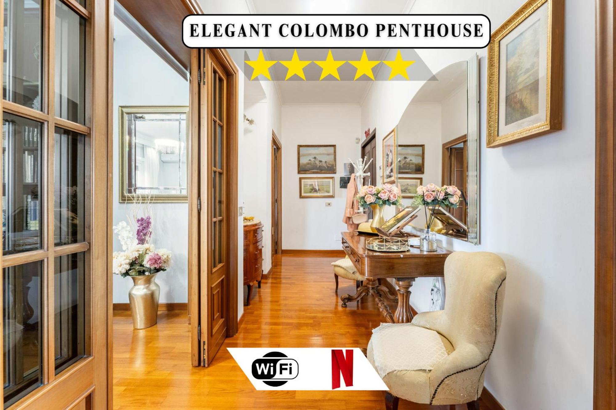 Отель Colombo Penthouse Wi Fi Netflix Ac Рим Экстерьер фото